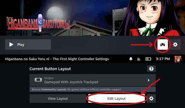 Where to edit controls