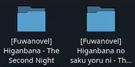 The two folders