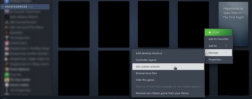 How to set the custom vertical grid image